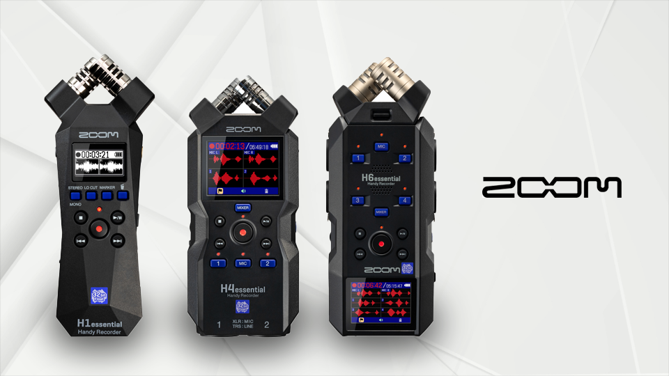 Zoom Announces H-essential Audio Recorders with 32-Bit Float Recording