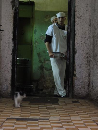 Cooks in the Kitchen with Kitten, Max Security Prison, Moscow © Norman Reedus