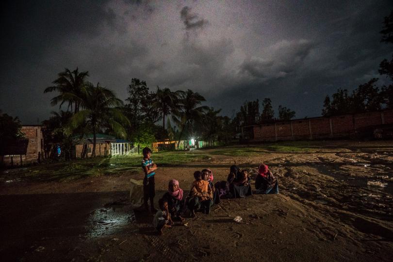 Rohingya Refugees After Having Just Landed in Bangladesh; Teknaf, Bangladesh, 2017 © Shahidul Alam, courtesy Drik/Majority World