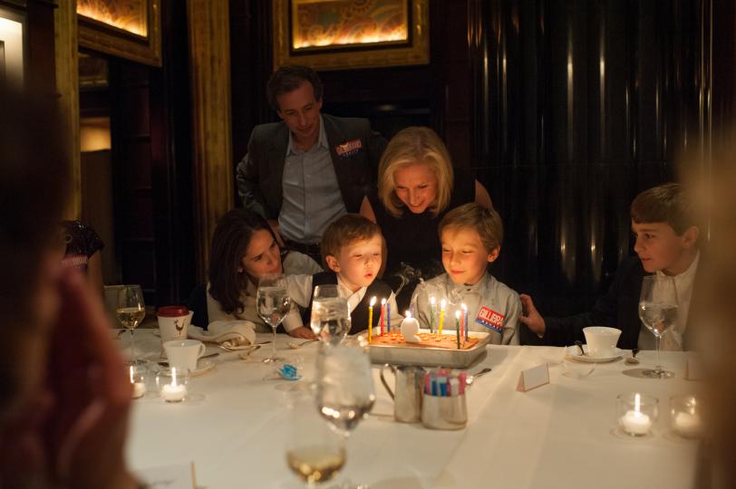 Senator Kristen Gillibrand and family. Photograph © Nancy Borowick, 2013