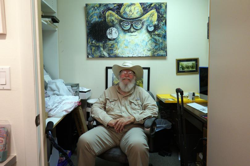 Clyde Butcher in his Venice, Florida office © John Harris
