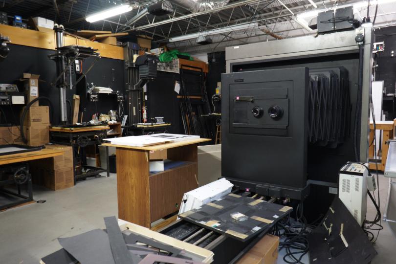 Butcher workshop and darkroom, 2019 © John Harris