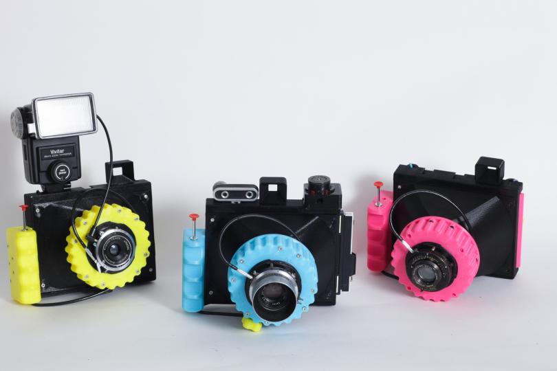 Cameradactyl 4 x 5 Hand Camera Family Portrait 