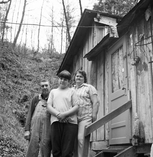 Greg Cornett:  Gary Crase and his mom and dad in front of their house on Campbells Branch,” from “Portraits and Dreams” by Wendy Ewald. Courtesy the artist and MACK