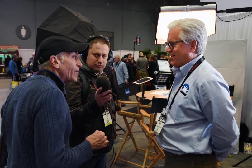 John Fuller of Chimera speaks with Allan at PhotoPlus 2019