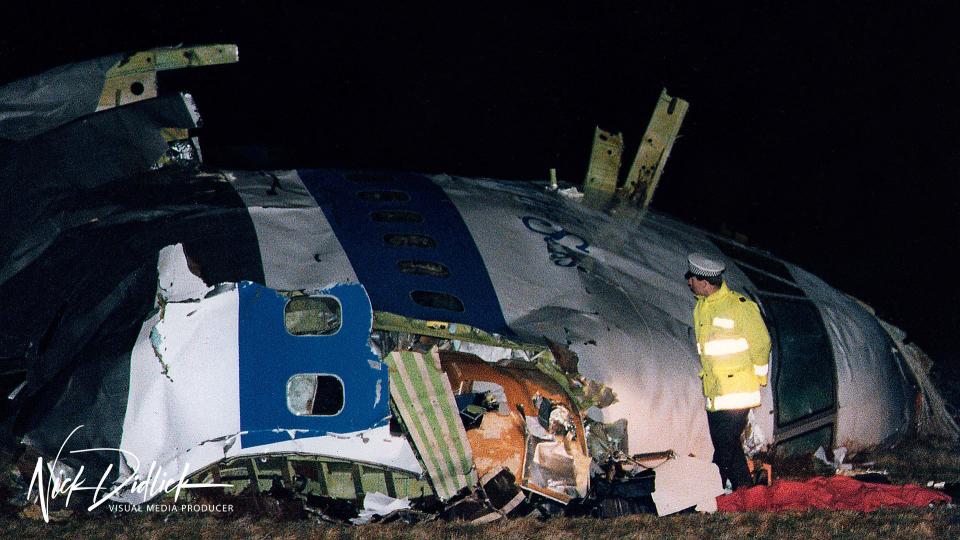Remnants of Pan Am Flight 103, Lockerbie, Scotland © Nick Didlick