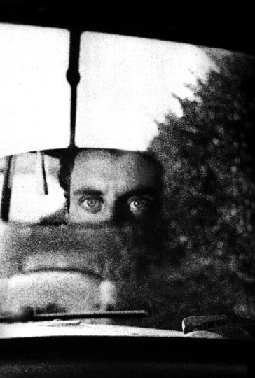 “Self-portrait in VW, 1963” © Ralph Gibson