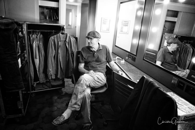 James Taylor backstage at Royal Albert Hall, London, 2014 © Christie Goodwin