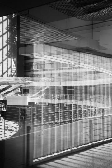 San Jose City Hall interior reflections © Arthur Drooker
