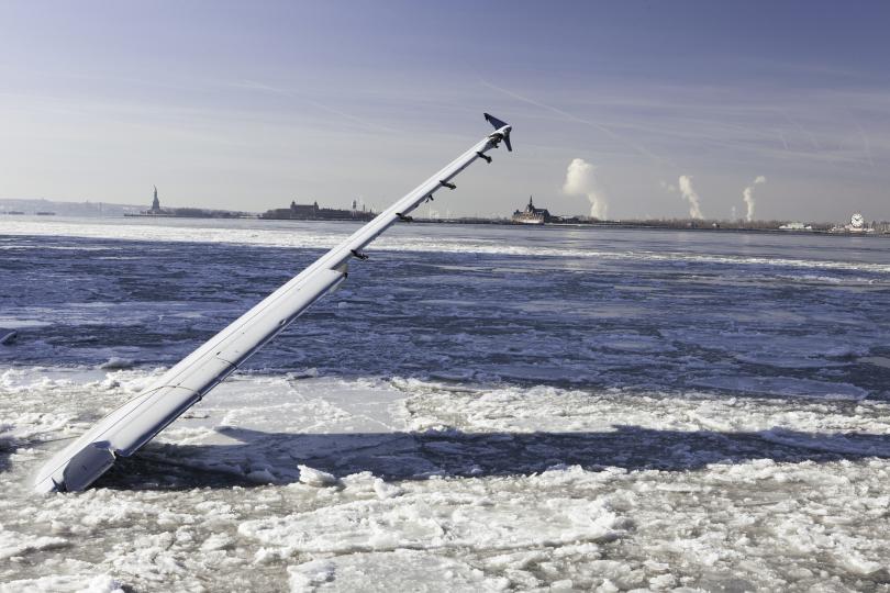 from “Brace for Impact: The Salvage of Flight 1549”, 2009 © Stephen Mallon