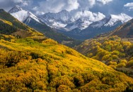 Capitol Peak Clearing Fall Storm, Colorado, 2021