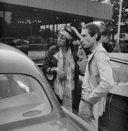Keith Richards, Charlie Watts, during Rolling Stones 1975 tour