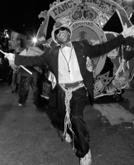 New Year’s Eve 2009 – Nassau, Bahamas: Member of the Fancy Dancers Strutting in Junkanoo Parade