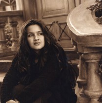 Enrique’s friend Denna poses for an early portrait in Mexico.