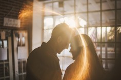 Portrait made using Hurd’s Ring of Fire technique. He held a 1"x1" piece of aluminum pipe in front of his lens, then shot into direct sunlight at a wide aperture to create flare and place it anywhere in the frame.