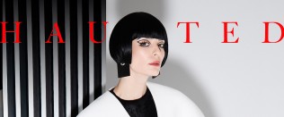 Enrique’s portrait of Cristina Piccone on the cover of Haunted magazine.