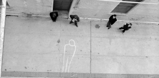 Suicide Alley, 4/4/65, from archive of historic negatives created and housed in San Quentin Prison