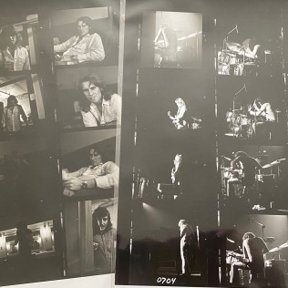 Contact sheets showing photos of Alvin Lee & Ten Years After