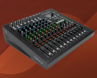 Mackie Onyx12 12-Channel Premium Analog Mixer with Multitrack USB
