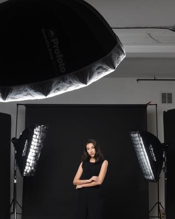 Once you are able to position lights wherever you need, you can create images that would not be possible using natural light alone.