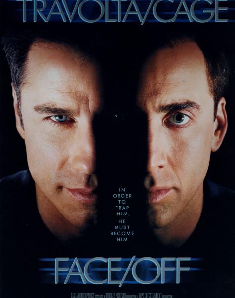 Face/Off movie poster by George Holz © Paramount Pictures, 1997