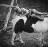 Russel Akemon: “I am lying on the back on my old horse,” from “Portraits and Dreams” by Wendy Ewald. Courtesy the artist and MACK