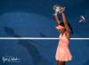 Sloane Stephens with U.S. Open trophy, 2018 ©Nick DidlickVenus Williams © Nick Didlick