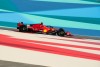 Painted runoff areas make for fun use of color with the right shutter speed as the Ferrari does laps during testing in Bahrain. Nikon D5, ISO 50, 200 mm f/13 lens at 1/80, Exposure compensation: 1.