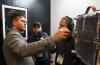 Jason and Allan record conversation with Alessandro Gibellini at PhotoPlus 2019