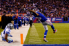 Odell Beckham of the New York Giants scores a touchdown against the Dallas Cowboys, November 23, 2014.  Photograph © Al Bello/Getty Images