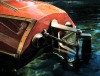 Original Source: Working with photographs from his personal library, Weitz cherry-picked images featuring color palates, textures, and forms to serve as the ‘DNA’ of prompt-inspired AI camera illustrations. The starting point for his first imaginary camera is the steering system of a 1930s Hackercraft mahogany runabout. © Allan Weitz