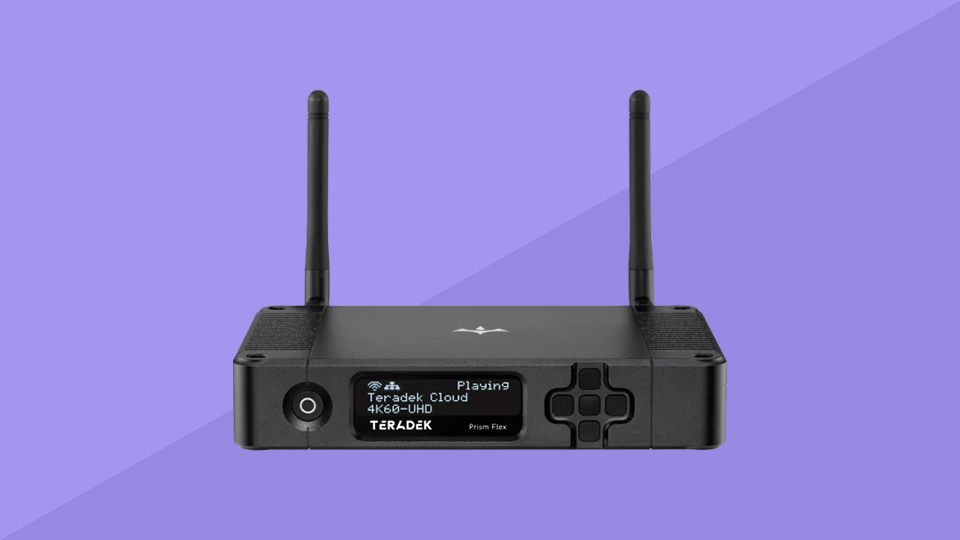 The Prism Flex Mk II features a built-in scaler and deinterlacer and an OLED status display with intuitive control buttons for easy navigation.