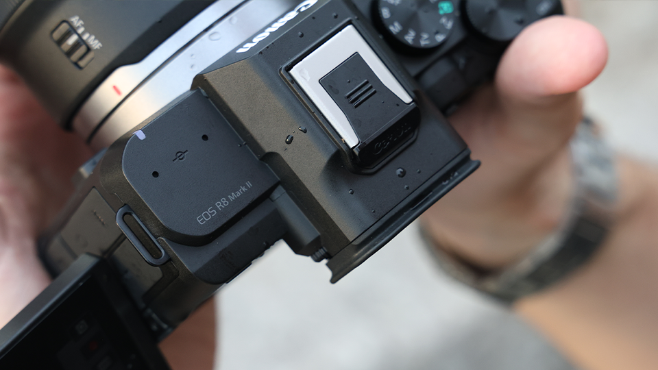 Top of Canon EOS R8 Mark II Mirrorless Camera