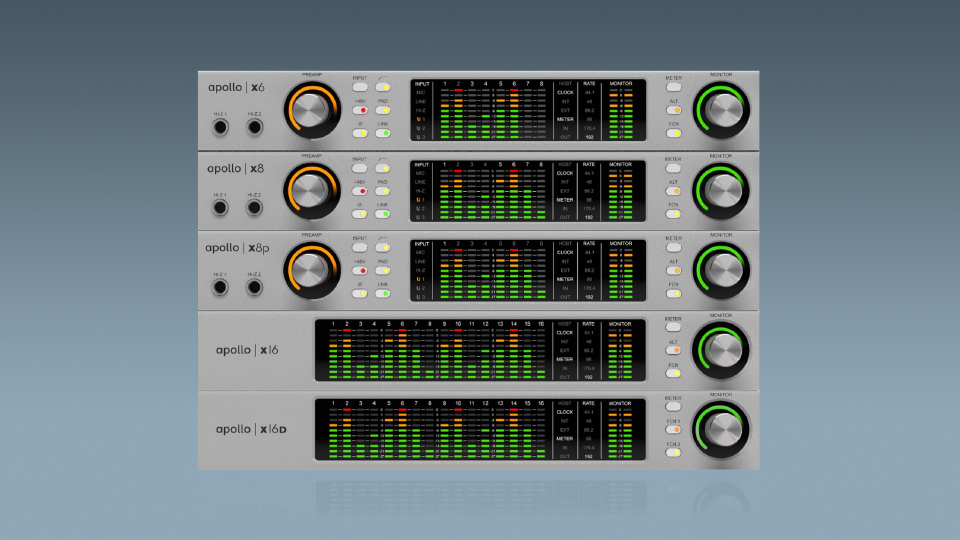 Universal Audio Apollo X6, X8, X8p, X16, and X16D Universal Audio Apollo X6, X8, X8p, X16, and X16D