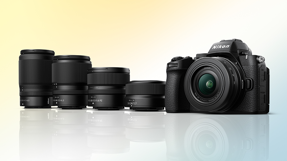 Nikon Z50 II mirrorless camera is compatible with the expanded catalogue of NIKKOR lenses. Nikon Z50 II mirrorless camera is compatible with the expanded catalogue of NIKKOR lenses.
