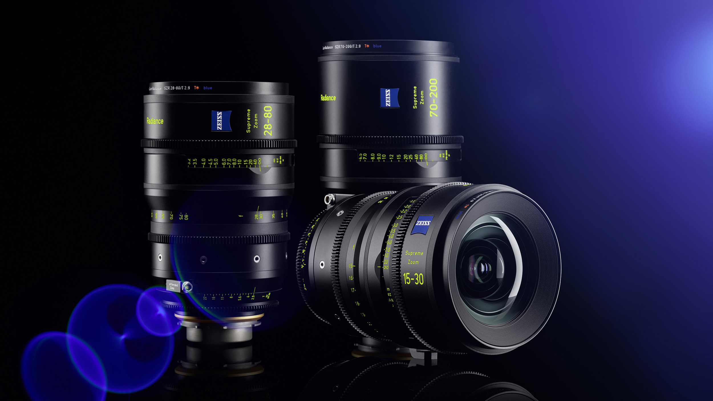 ZEISS 15-30mm, 28-80mm, and 70-200mm Lenses ZEISS 15-30mm, 28-80mm, and 70-200mm Lenses